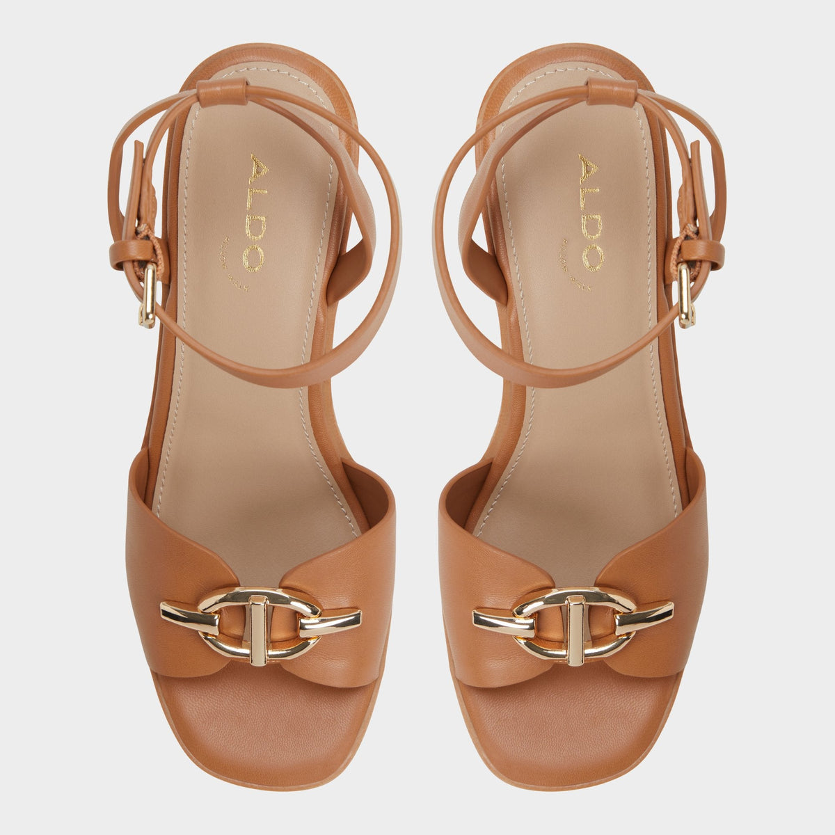Ybylin Medium Brown Women's Wedges - Wedge sandal, Wedge heel | Aldo