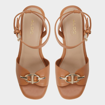 Ybylin Medium Brown Women's Wedges - Wedge sandal, Wedge heel | Aldo