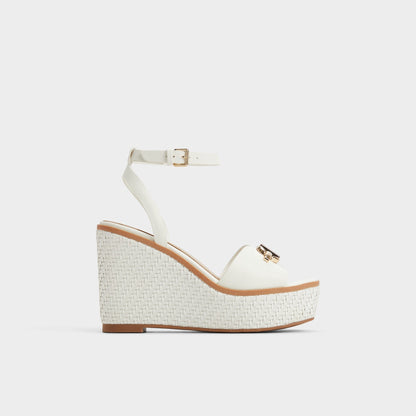 Ybylin White Women's Wedges - Wedge sandal, Wedge heel | Aldo