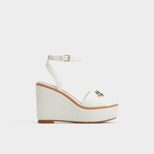 Ybylin White Women's Wedges - Wedge sandal, Wedge heel | Aldo