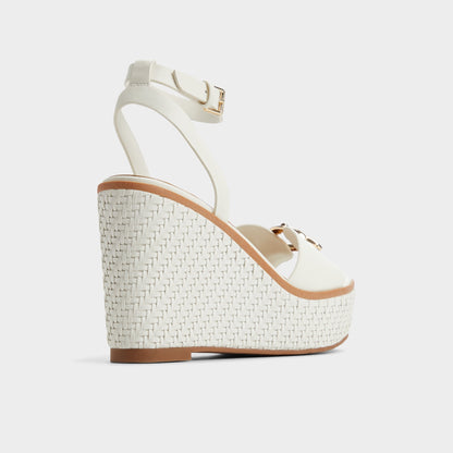 Ybylin White Women's Wedges - Wedge sandal, Wedge heel | Aldo