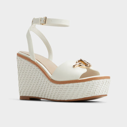 Ybylin White Women's Wedges - Wedge sandal, Wedge heel | Aldo