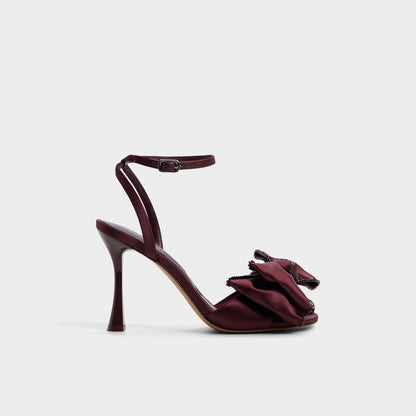 Tinsel in Bordo - Strappy heeled sandal, Stiletto heel | Aldo