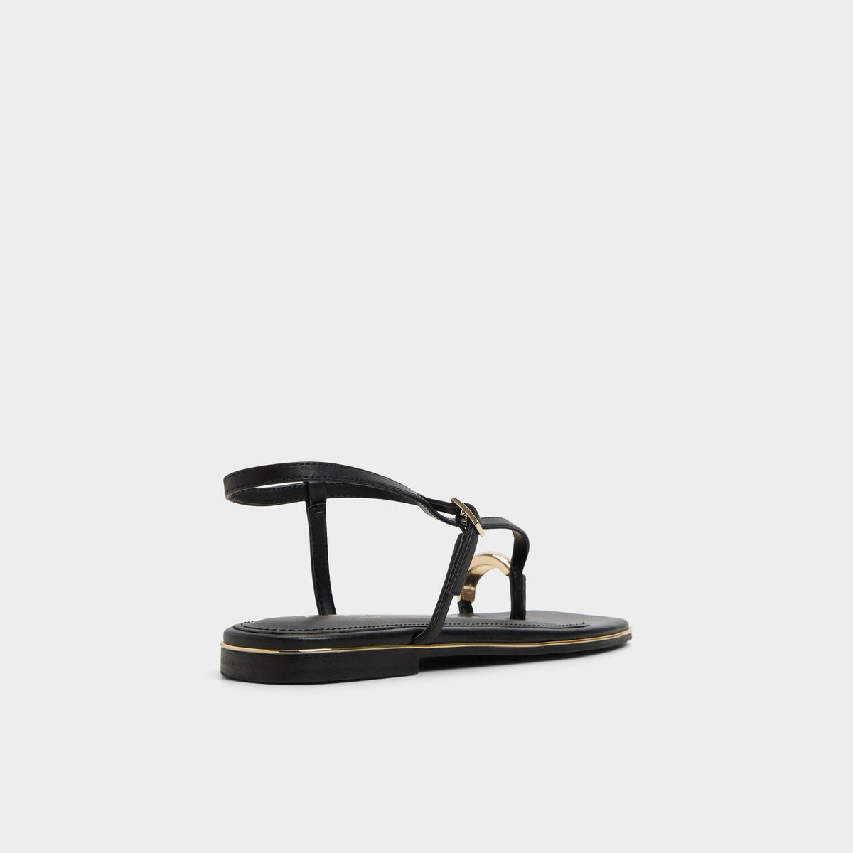 Jomalina Black Women's Flats - Strappy flat sandal | Aldo