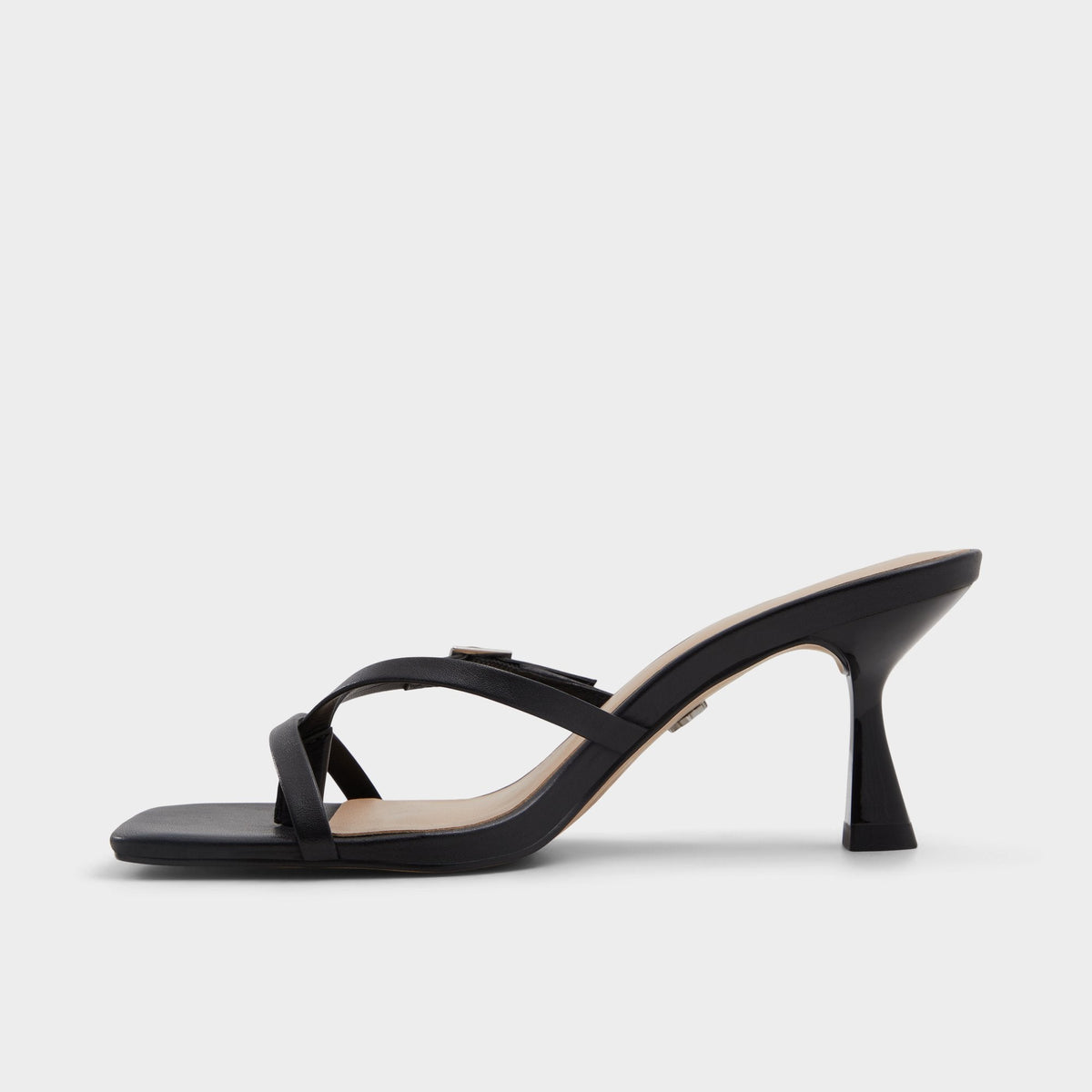 Gannever Black Women's Thong Sandals - Heeled flip flop, Stiletto heel | Aldo