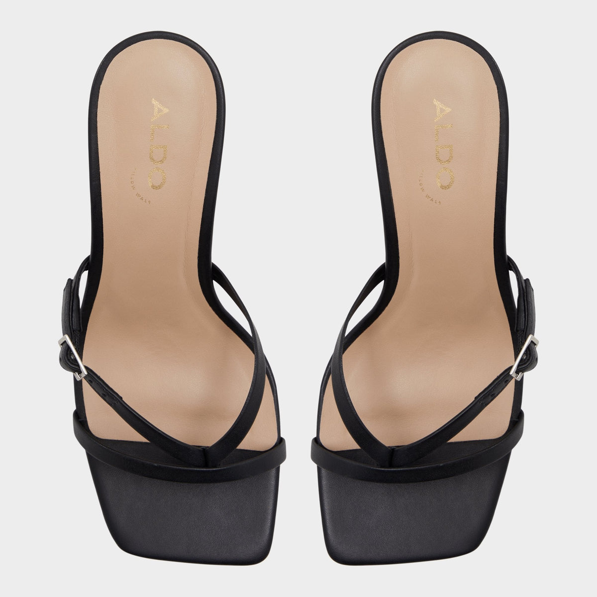 Gannever Black Women's Thong Sandals - Heeled flip flop, Stiletto heel | Aldo