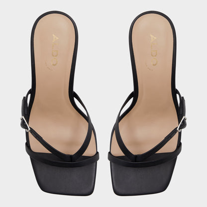 Gannever Black Women's Thong Sandals - Heeled flip flop, Stiletto heel | Aldo
