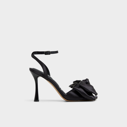 Tinsel in Black - Strappy heeled sandal, Stiletto heel | Aldo