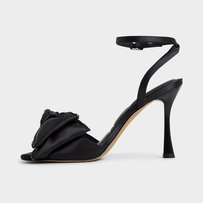 Tinsel in Black - Strappy heeled sandal, Stiletto heel | Aldo