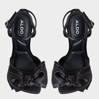 Tinsel in Black - Strappy heeled sandal, Stiletto heel | Aldo