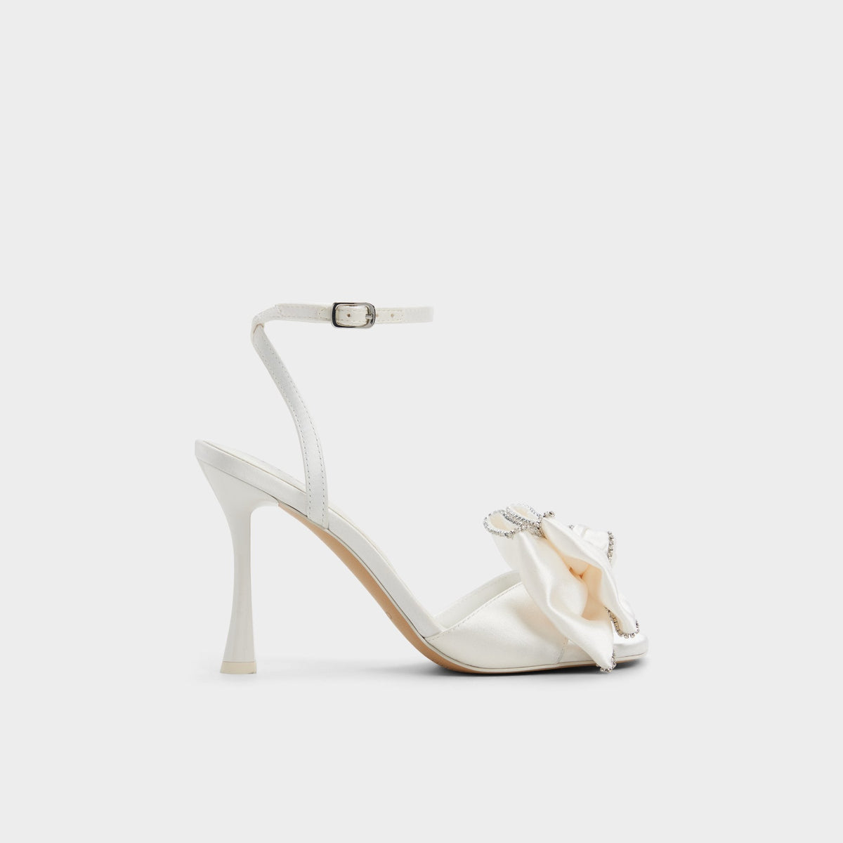 Tinsel in Other White - Strappy heeled sandal, Stiletto heel | Aldo