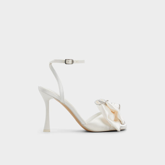 Tinsel in Other White - Strappy heeled sandal, Stiletto heel | Aldo