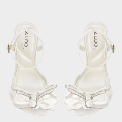 Tinsel in Other White - Strappy heeled sandal, Stiletto heel | Aldo