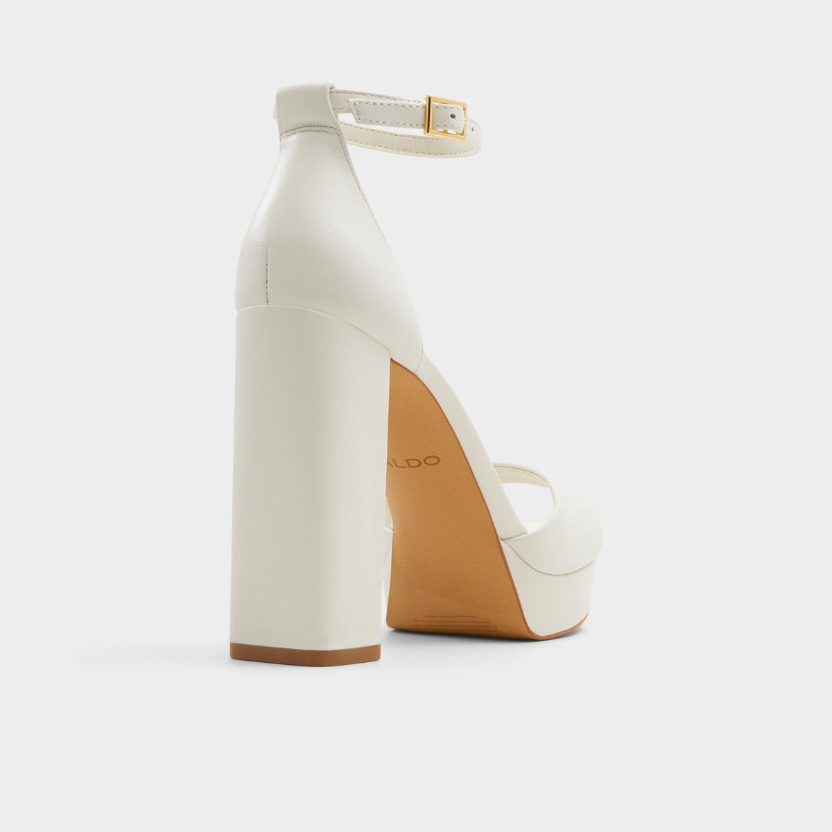 Enaegyn2.0 White/Bone Women's Platform Shoes - Strappy heeled sandal, Block heel | Aldo