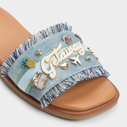 Beachside Denim Women's Flats - Slide sandal | Aldo