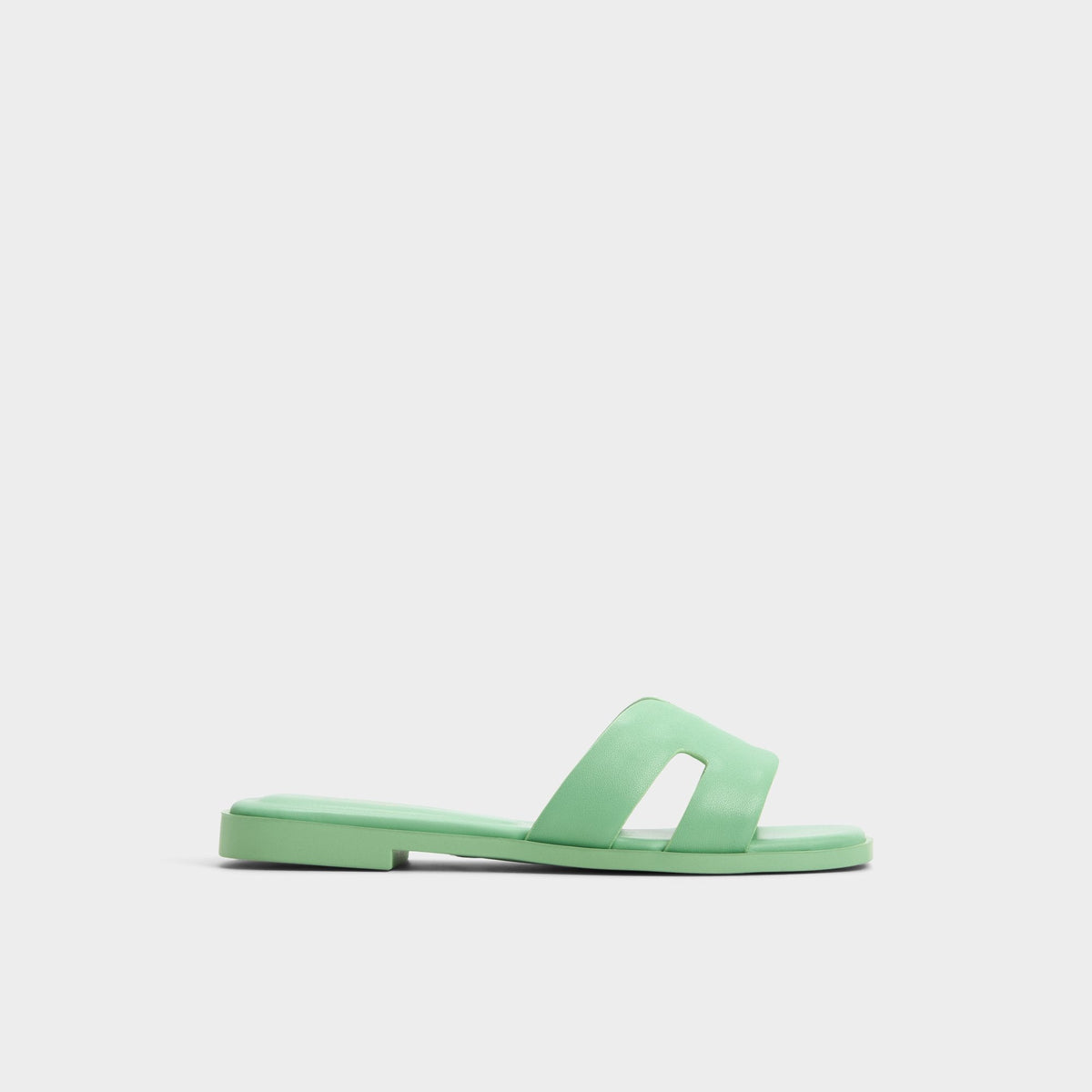 Itsandal Medium Green Women's Flats - Slide sandal | Aldo
