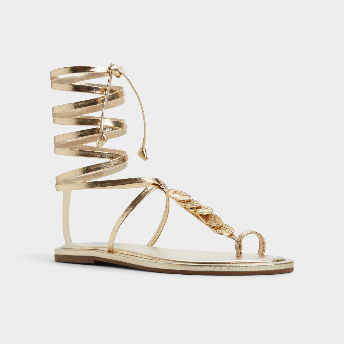 Artemisa Gold Women's Travel essentials - T-strap sandal | Aldo
