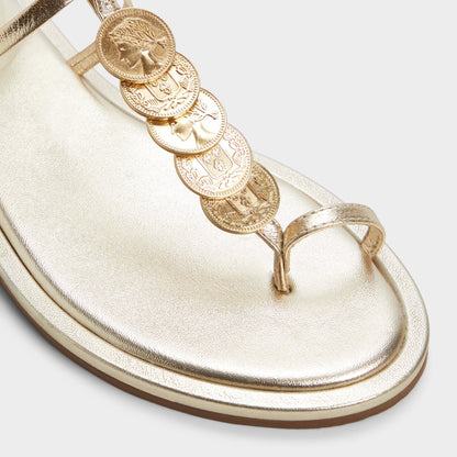 Artemisa Gold Women's Travel essentials - T-strap sandal | Aldo