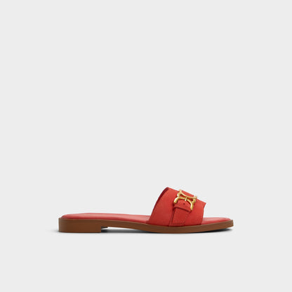Dallaedar Medium Red Women's Flats - Slide sandal | Aldo