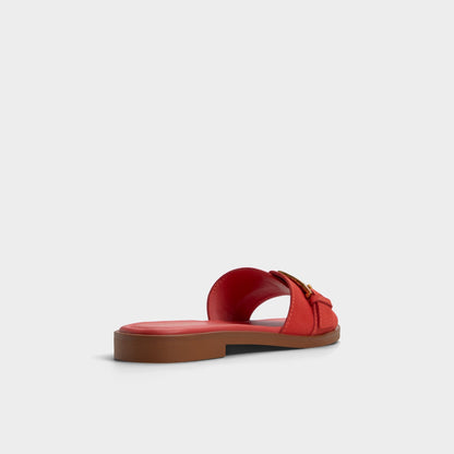 Dallaedar Medium Red Women's Flats - Slide sandal | Aldo