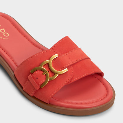 Dallaedar Medium Red Women's Flats - Slide sandal | Aldo