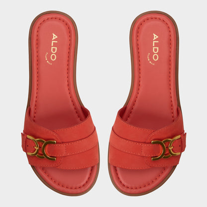 Dallaedar Medium Red Women's Flats - Slide sandal | Aldo