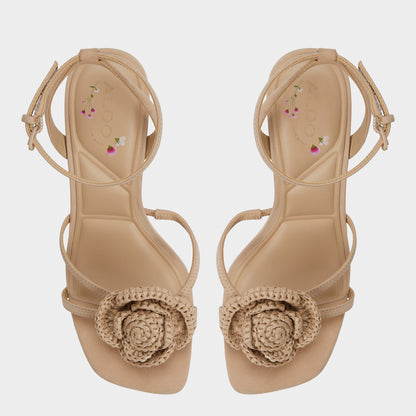 Wildblossom Sand Women's Heeled sandals - Strappy heeled sandal, Stiletto heel | Aldo