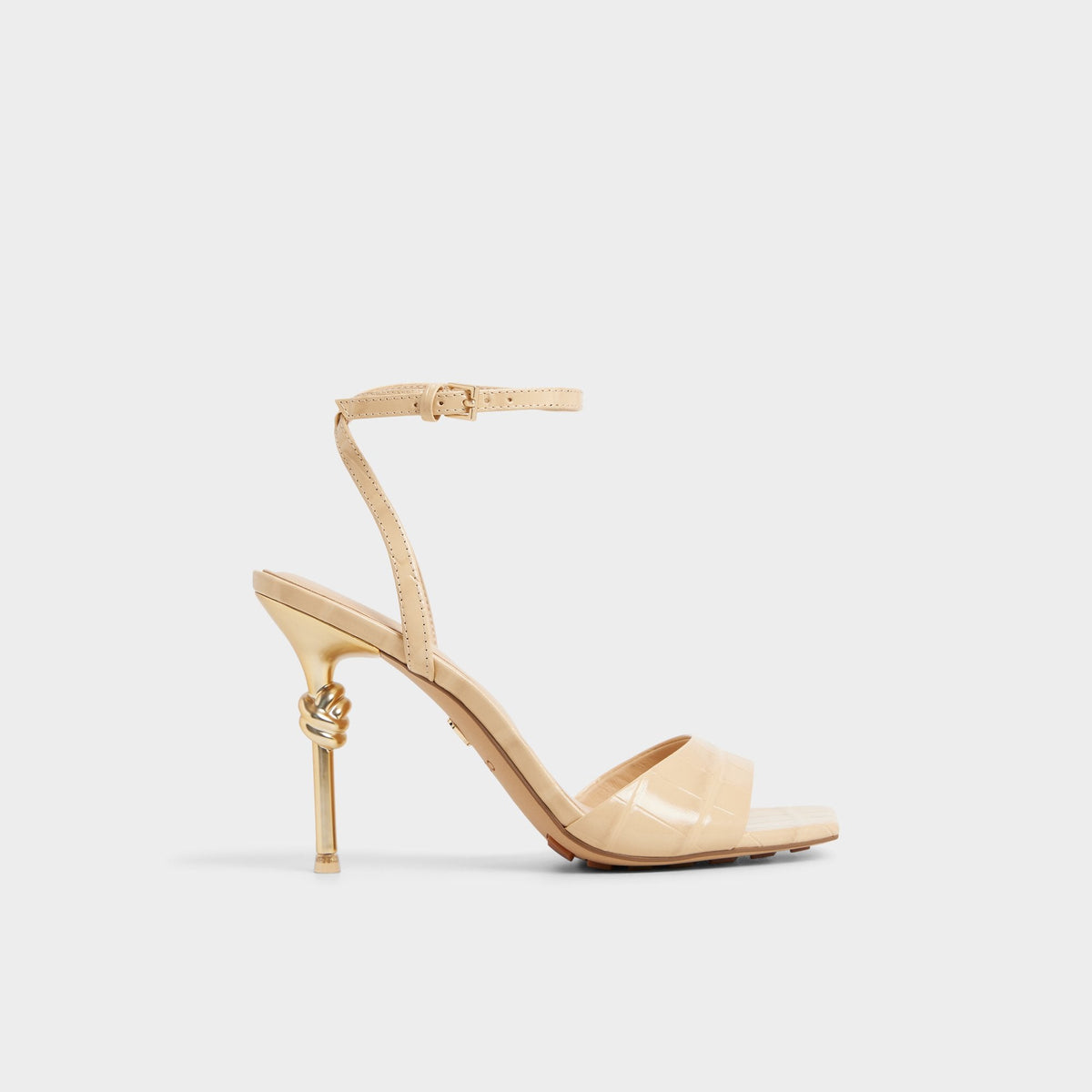 Harmonious in Medium Beige - Strappy heeled sandal | Aldo