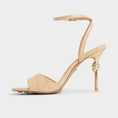 Harmonious in Medium Beige - Strappy heeled sandal | Aldo