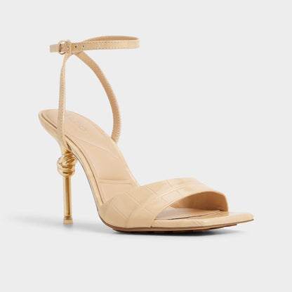 Harmonious in Medium Beige - Strappy heeled sandal | Aldo