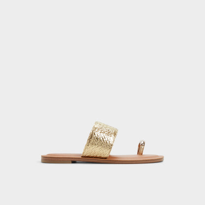 Beachwalk Gold Women's Iridescent metallics - Slide sandal | Aldo