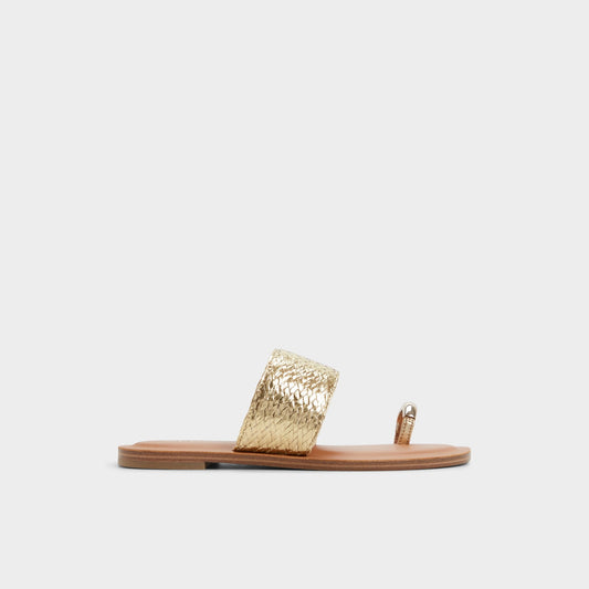 Beachwalk Gold Women's Iridescent metallics - Slide sandal | Aldo