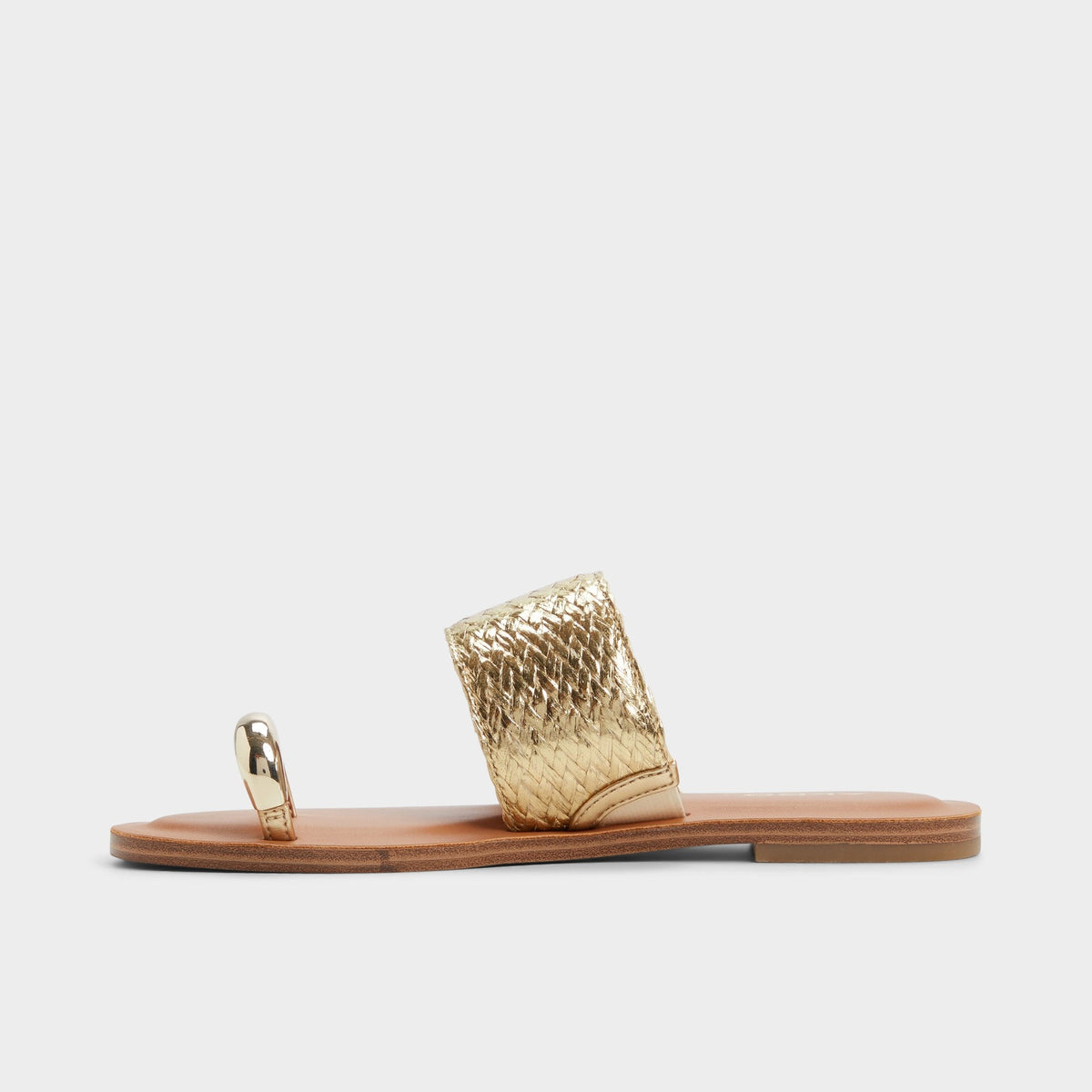 Beachwalk Gold Women's Iridescent metallics - Slide sandal | Aldo
