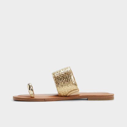 Beachwalk Gold Women's Iridescent metallics - Slide sandal | Aldo