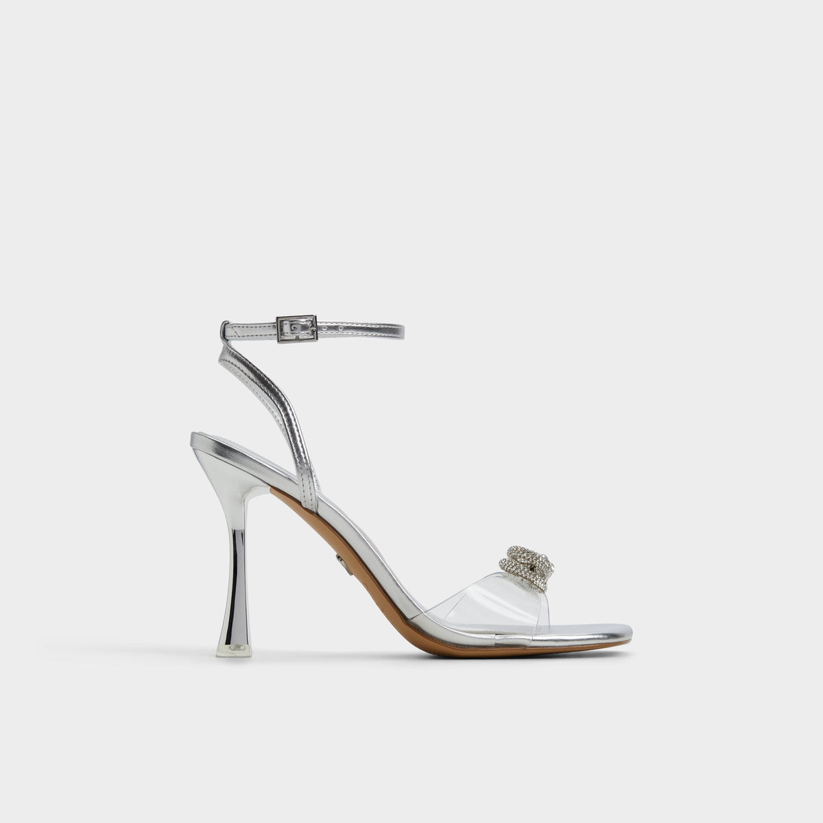Ozley Silver Women's Strappy Heels - Strappy heeled sandal | Aldo