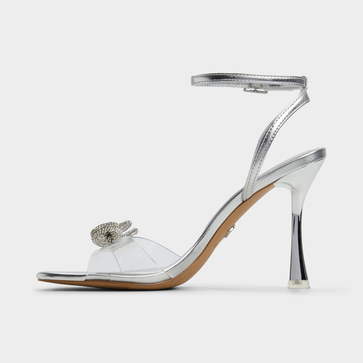 Ozley Silver Women's Strappy Heels - Strappy heeled sandal | Aldo