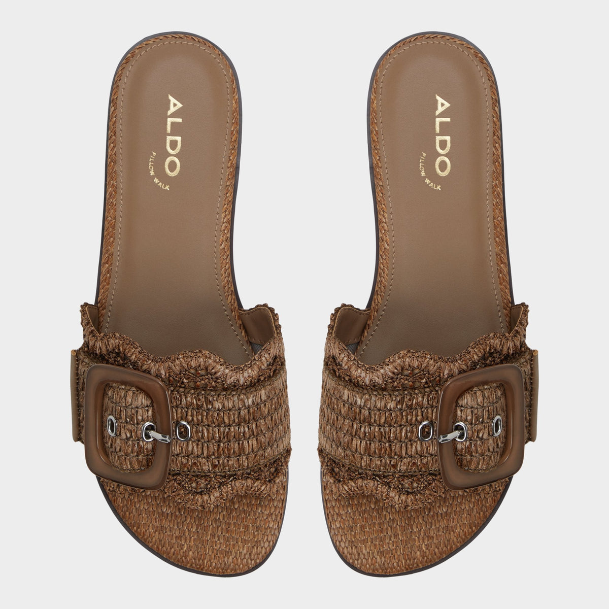 Wavysally in Light Brown - Slide sandal | Aldo