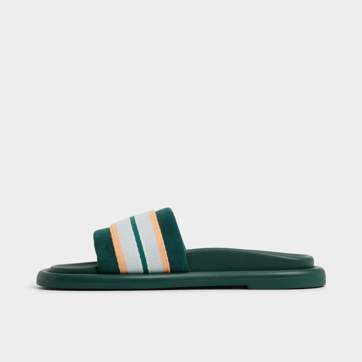 Nydelagan in Open Green - , Footbed sandal | Aldo
