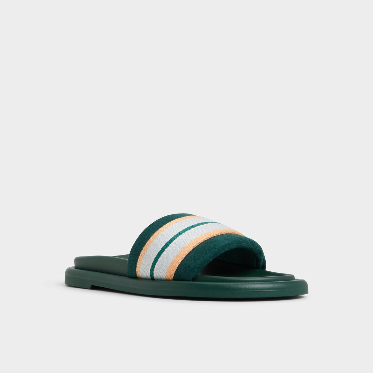 Nydelagan in Open Green - , Footbed sandal | Aldo
