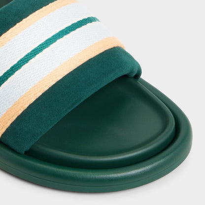 Nydelagan in Open Green - , Footbed sandal | Aldo
