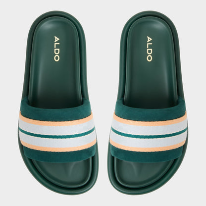Nydelagan in Open Green - , Footbed sandal | Aldo