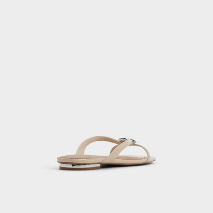 Iliria Beige Women's Flats - Slide sandal | Aldo