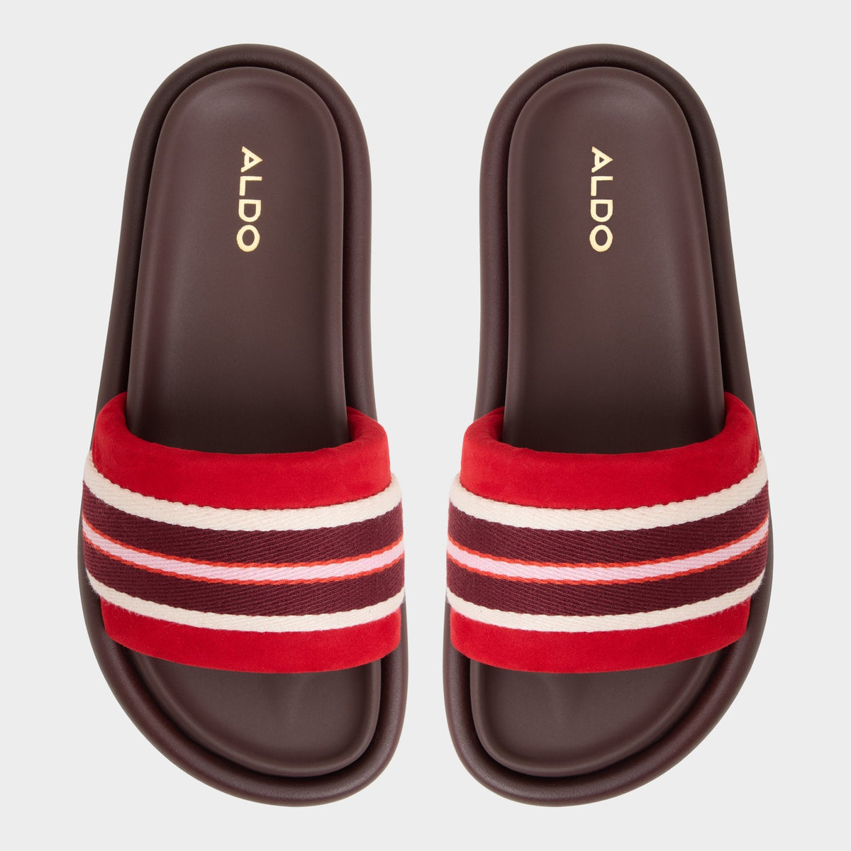 Nydelagan in Open Red - , Footbed sandal | Aldo