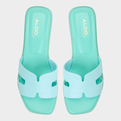 Itsandal Turquoise Women's Flats - Slide sandal | Aldo