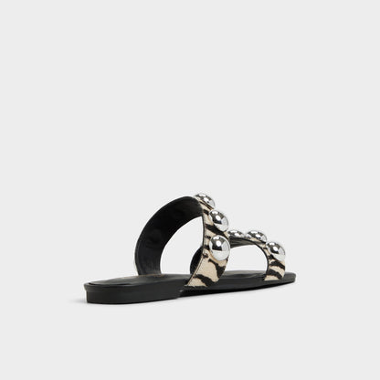 Katalena in White Black - Slide sandal | Aldo