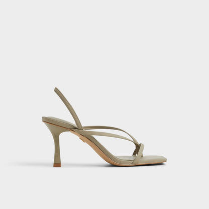 Riva Other Green Women's Strappy sandals - Sling back heeled sandal, Stiletto heel | Aldo