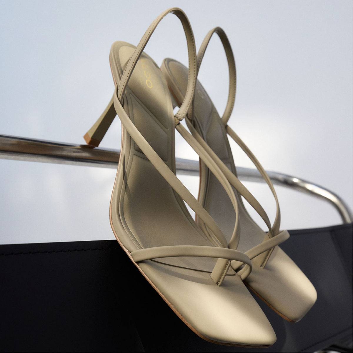 Riva Other Green Women's Strappy sandals - Sling back heeled sandal, Stiletto heel | Aldo