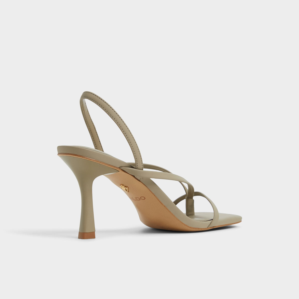 Riva Other Green Women's Strappy sandals - Sling back heeled sandal, Stiletto heel | Aldo