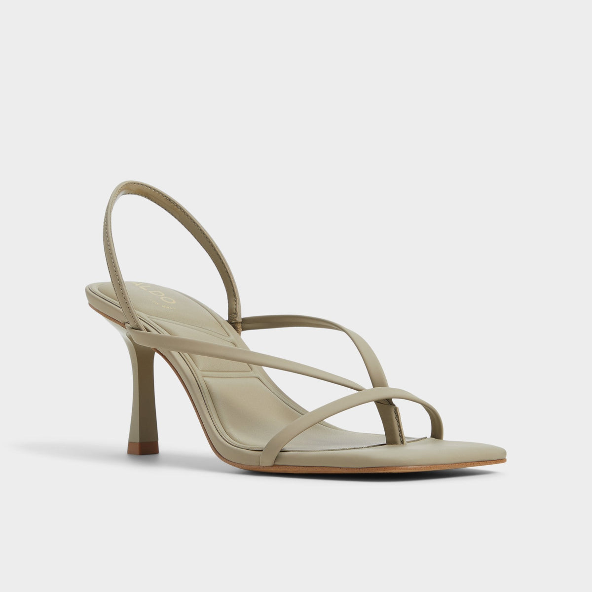 Riva Other Green Women's Strappy sandals - Sling back heeled sandal, Stiletto heel | Aldo