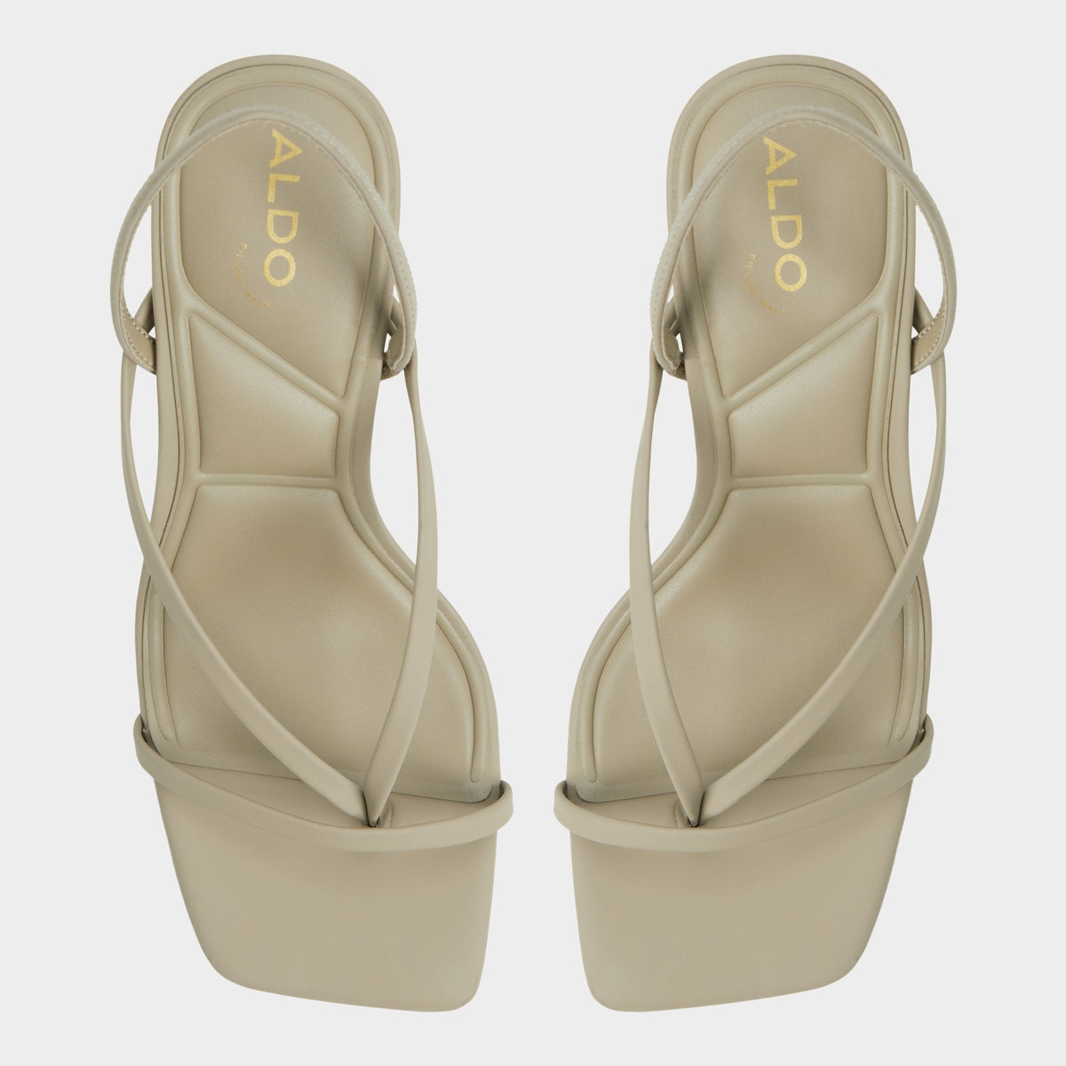 Riva Other Green Women's Strappy sandals - Sling back heeled sandal, Stiletto heel | Aldo